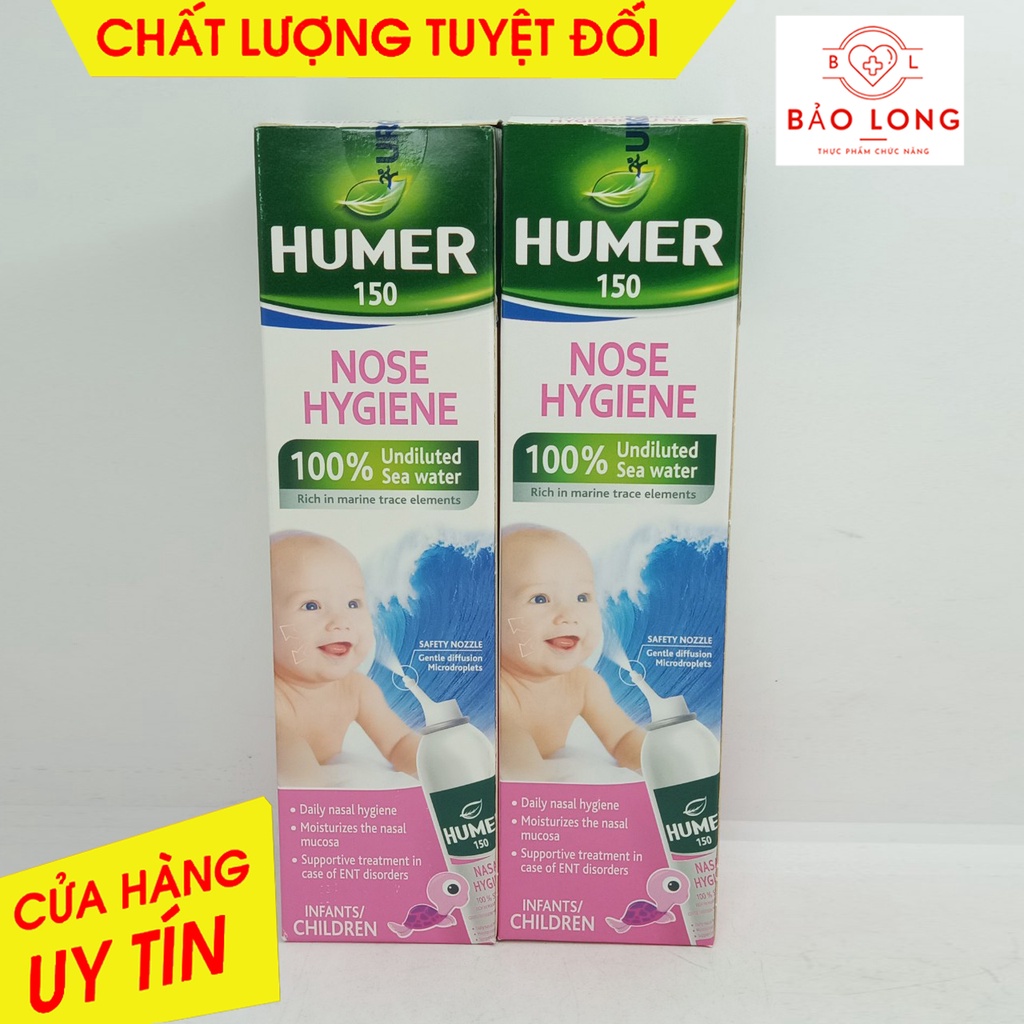 DUNG DỊCH VỆ SINH MŨI HUMER NOSE HYGIENE 150ML