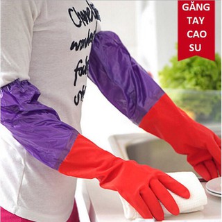 Găng tay cao su rửa bát lót nỉ bảo vệ bàn tay giữ ấm tốt rất tiện dụng HÀNG CHẤT LƯỢNG