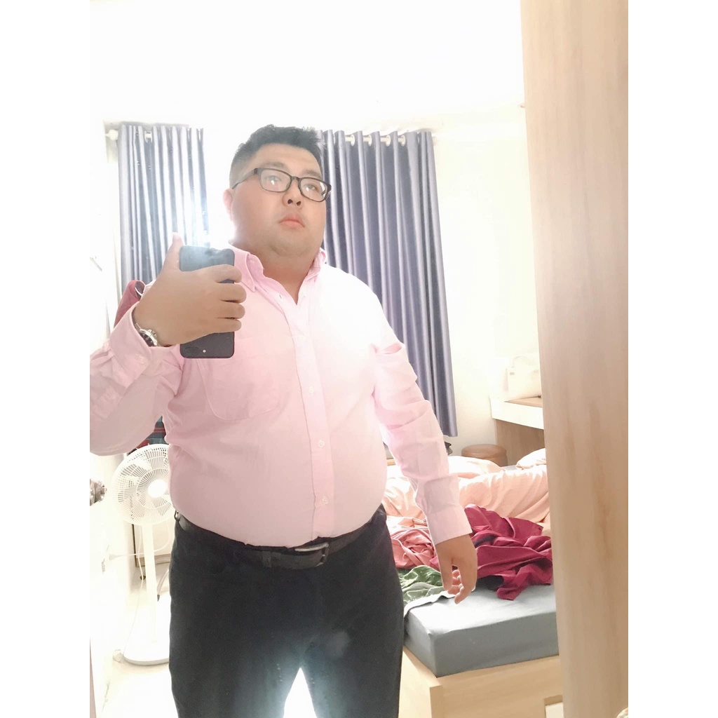 Áo Sơ Mi Bigsize Nam SAD 75- 120kg, Áo Sơ Mi Cho Người Béo ABIGSIZE