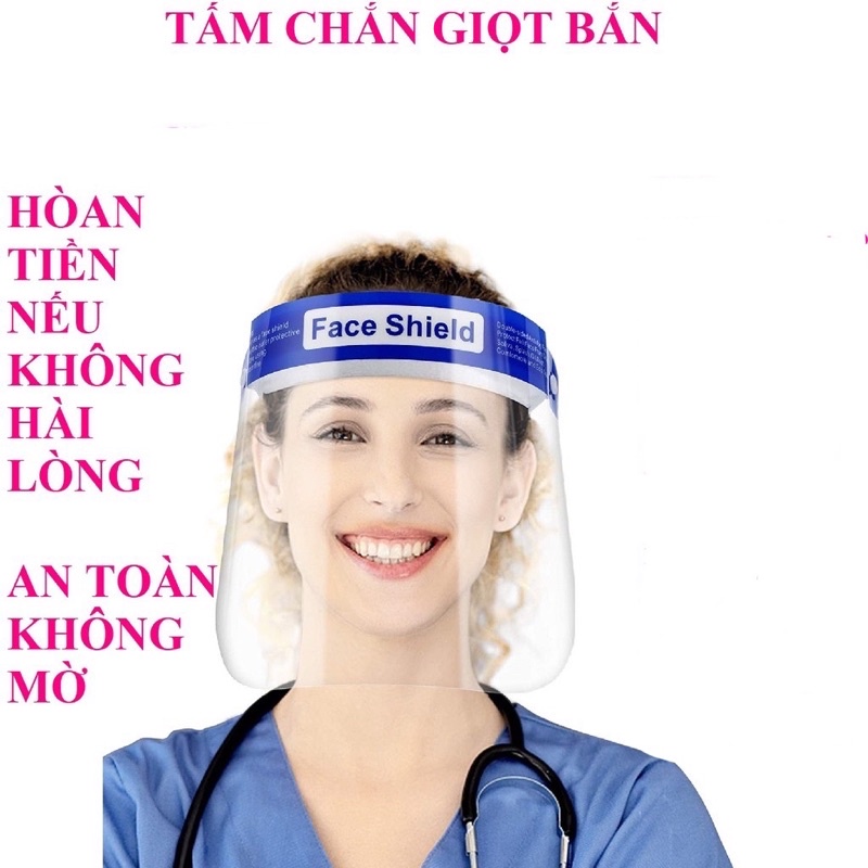 Kính chống giọt bắn phòng dịch kính che mặt bảo hộ nón chống dịch miếng chắn giọt bắn kính chắn giọt bắn tấm chắn giọt