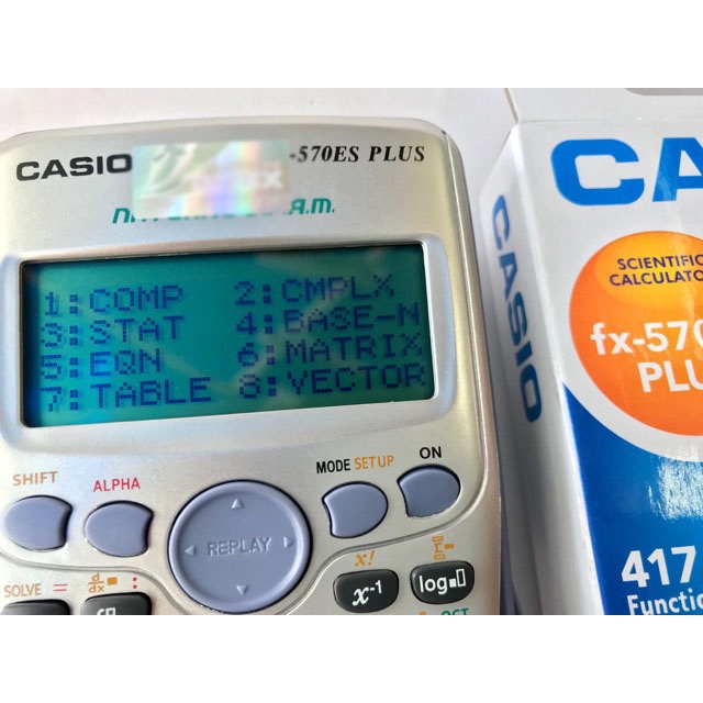 ( lỗi 1 đổi 1)[Có sẵn] [Hàng Thái Lan] Máy tính học sinh Casio FX 570ES PLus - Máy tính Casio học sinh Cầm Tay