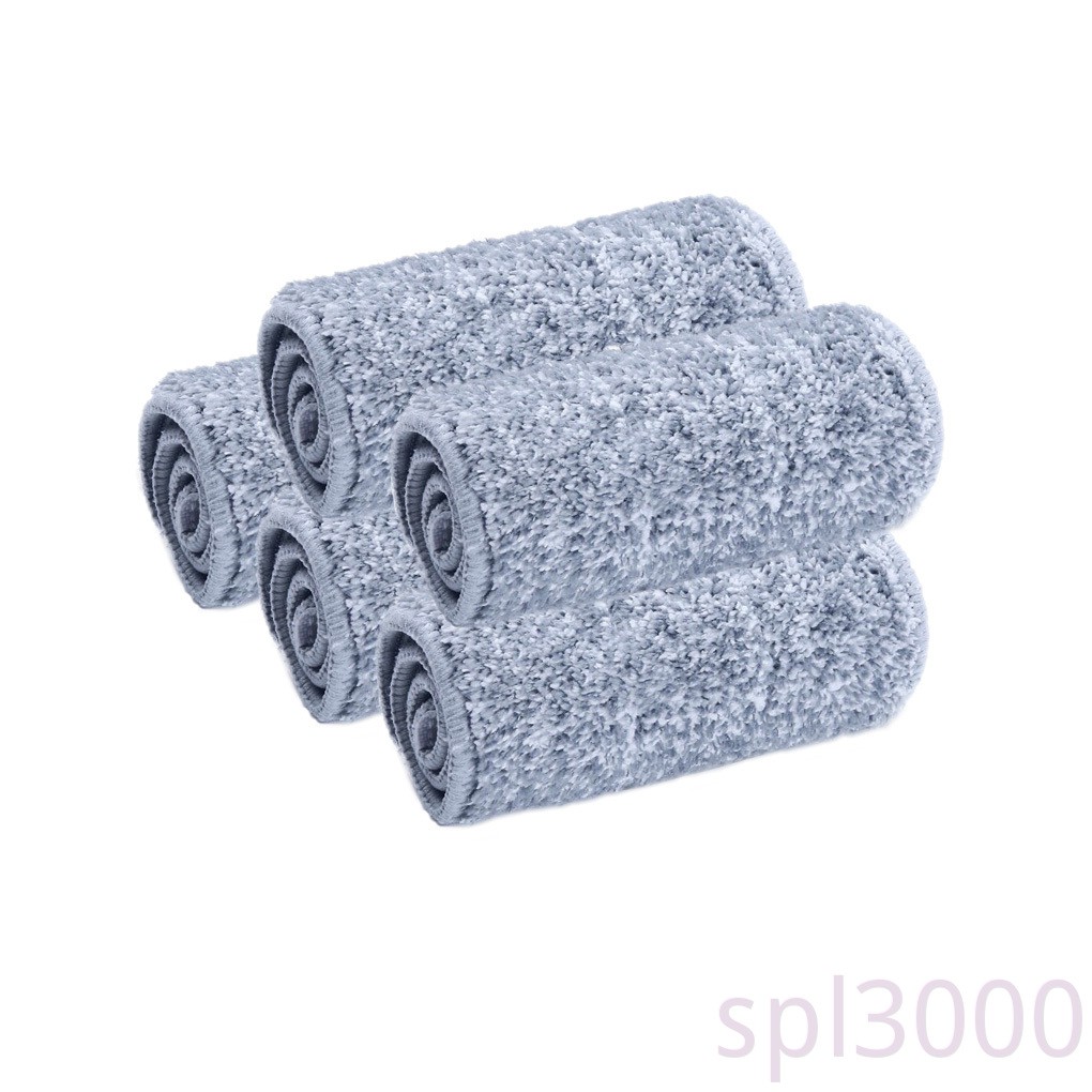 Bộ 5 Miếng Vải Lau Bằng Sợi Thay Thế Cho Cây Lau Nhà