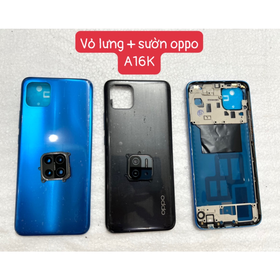 Vỏ lưng + sườn oppo A16K