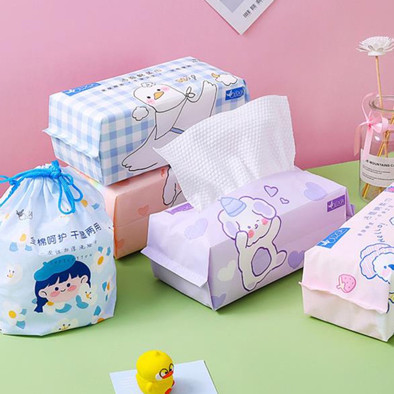 Khăn Lau Mặt Bằng Cotton Dày Dặn Dùng Một Lần Cho Nam Và Nữ