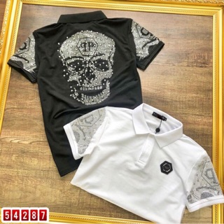 ÁO PHÔNG NAM ĐÍNH ĐÁ SPF- ÁO THUN NAM NỮ CAO CẤP.