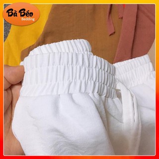Quần baggy đũi ống sắn hàn quốc - qdn - sliky