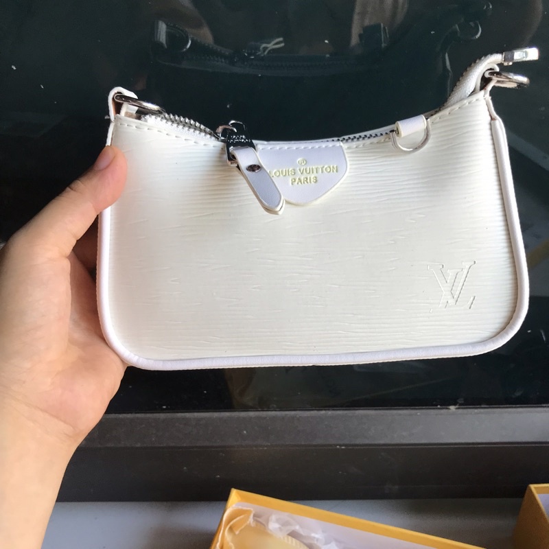 Túi Luôn Vui Tươi đeo kẹp nách hoặc đeo chéo túi lv hai bản dây đeo fullbox