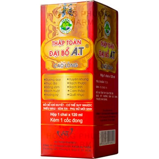 Hộp Siro Thập Toàn Đại Bổ A.T Dung Tích 120ml