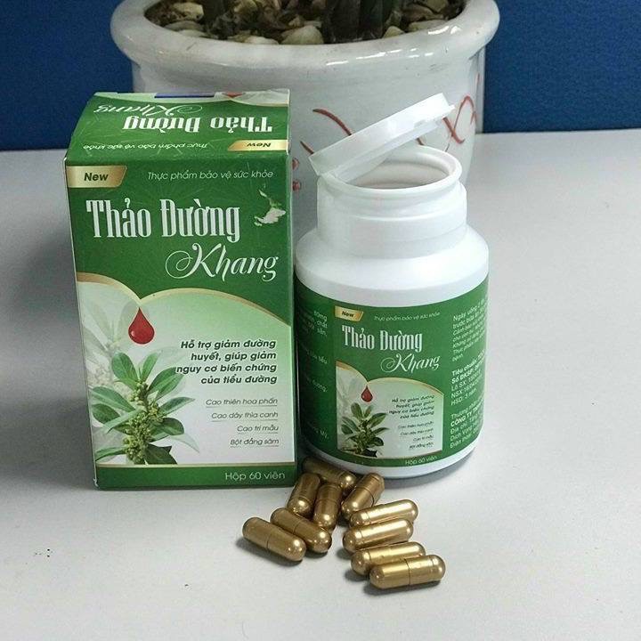 THẢO ĐƯỜNG KHANG - Hộp 60 viên Giúp Ổn định đường huyết