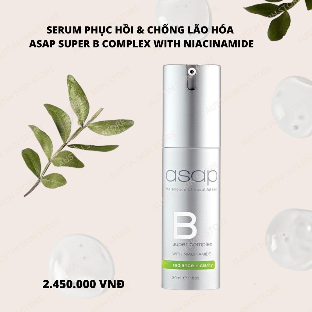 Tinh Chất ASAP SUPER B Phục Hồi & Chống Lão Hóa Da