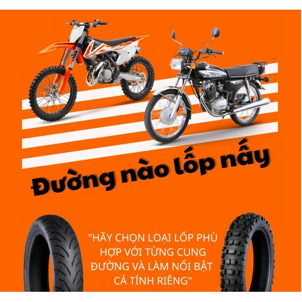 Lốp/vỏ gai cục cho cào cào, xe độ vành 18 đủ size 100/100-18, 120/100-18 (hàng xuất Mỹ)