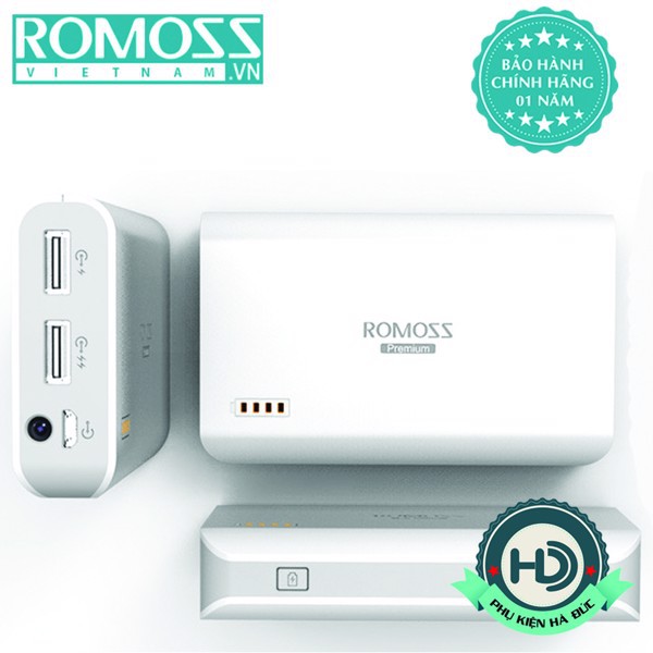 [Mã SKAMCLU9 giảm 10% đơn 100K] Pin dự phòng Romoss Sailing 3 dung lượng 7800 mAh