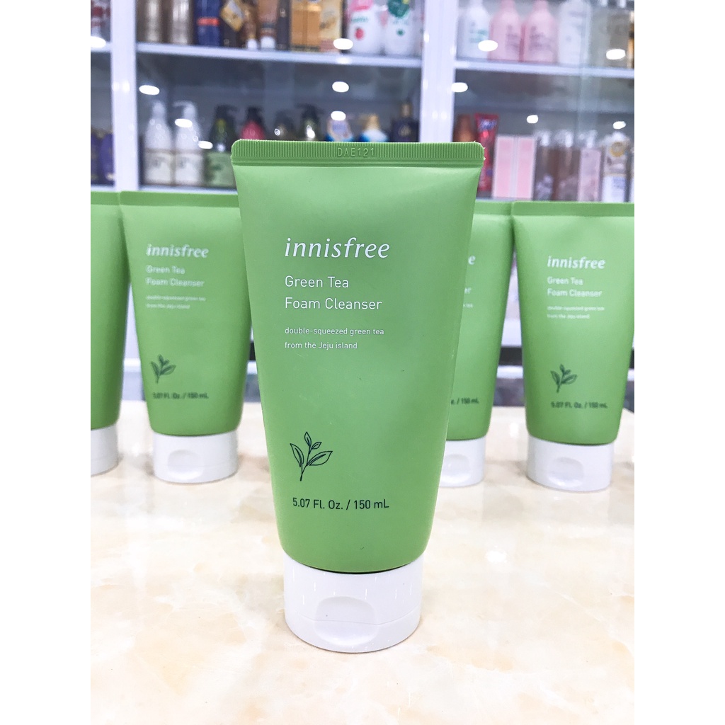 Sữa Rửa Mặt Trà Xanh Innisfree Green Tea Cleansing Foam Hàn Quốc 150ml