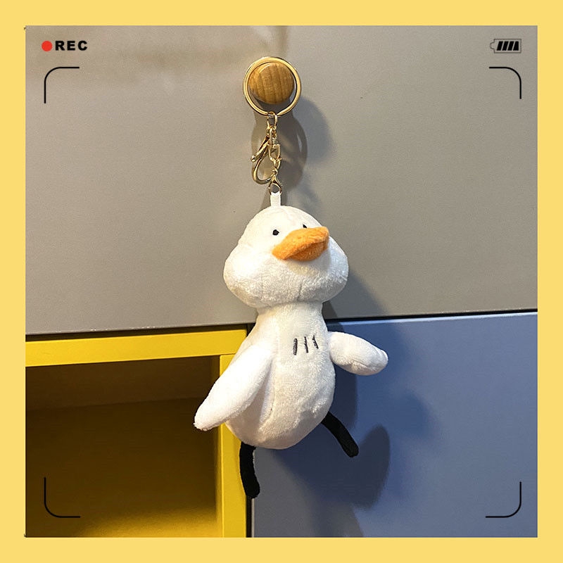 Móc Khóa Hình Chú Vịt Nhồi Bông Nhỏ Nhắn Dễ Thương 23524
