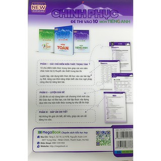 Combo Chinh Phục Đề Thi Vào 10 Toán + Văn + Anh