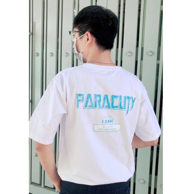 Áo thun nam nữ Unisex PARACUTY Basic - P02 chất liệu cotton 100%, co giãn 4 chiều, dày dặn, form rộng tay lỡ | BigBuy360 - bigbuy360.vn