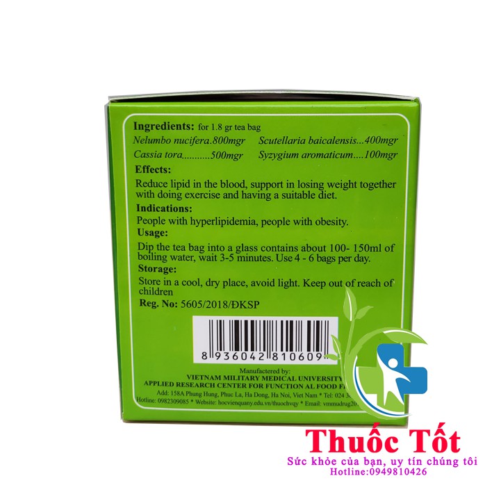 [ Chính Hãng] Trà giảm cân Slimutea HVQY hộp 20 gói | BigBuy360 - bigbuy360.vn