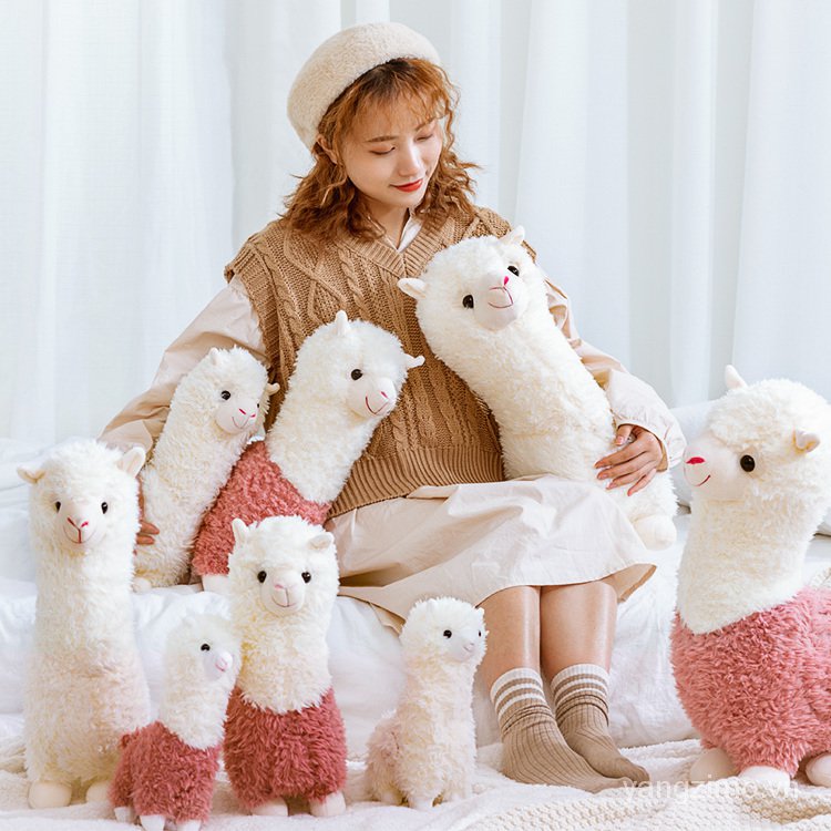 Thú nhồi bông hình lạc đà Alpaca đáng yêu