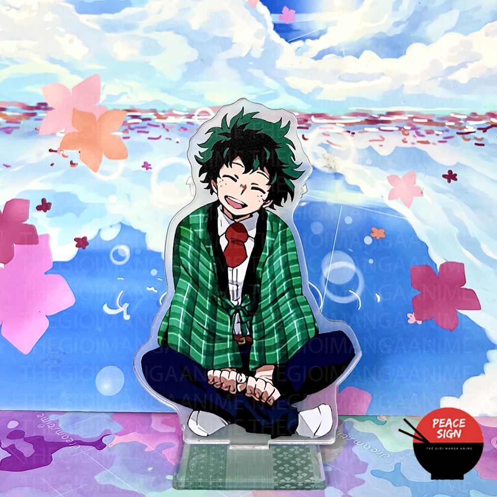 Mô hình Boku No Hero Academia ver HANTEN NGỒI standee HỌC VIỆN ANH HÙNG tượng acrylic anime mica chibi trưng bày
