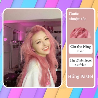 Thuốc Nhuộm Tóc Màu HỒNG PASTEL Cần Tẩy | Colormin