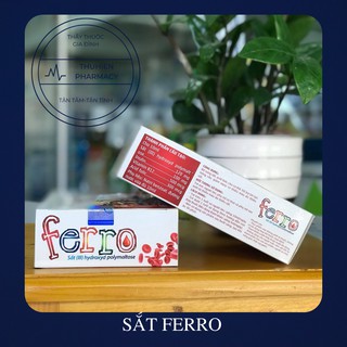 Sắt ống Ferro Hộp 20 ống