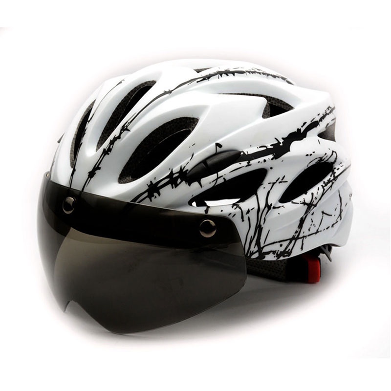 Mũ bảo hiểm đi xe đạp leo núi LOCO FISH chất liệu cứng cao cấp thời trang cho cả nam và nữ