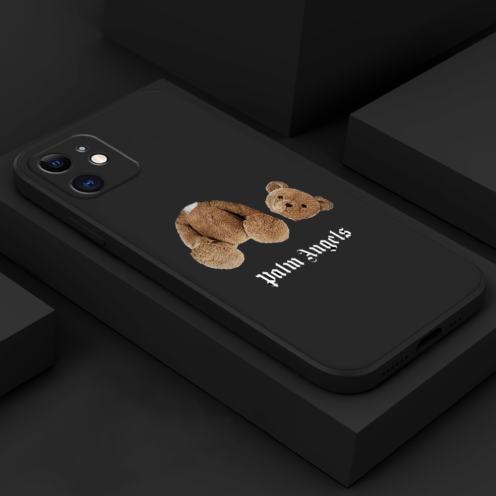 Ốp Lưng IPhone Cạnh Vuông  Hình Bear, BVC Cho Iphone6/6s/7/8/7plus/8plus/6plus/6splus/11/11pro//11promax/x/xs/xsmax/-SV1