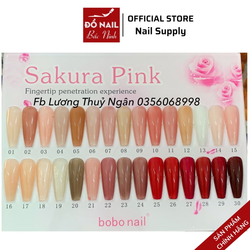 Sơn Gel Thạch BoBo Hàng Chuẩn Chai 15ml Mã 1-20