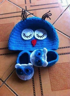 Mũ giày len handmade