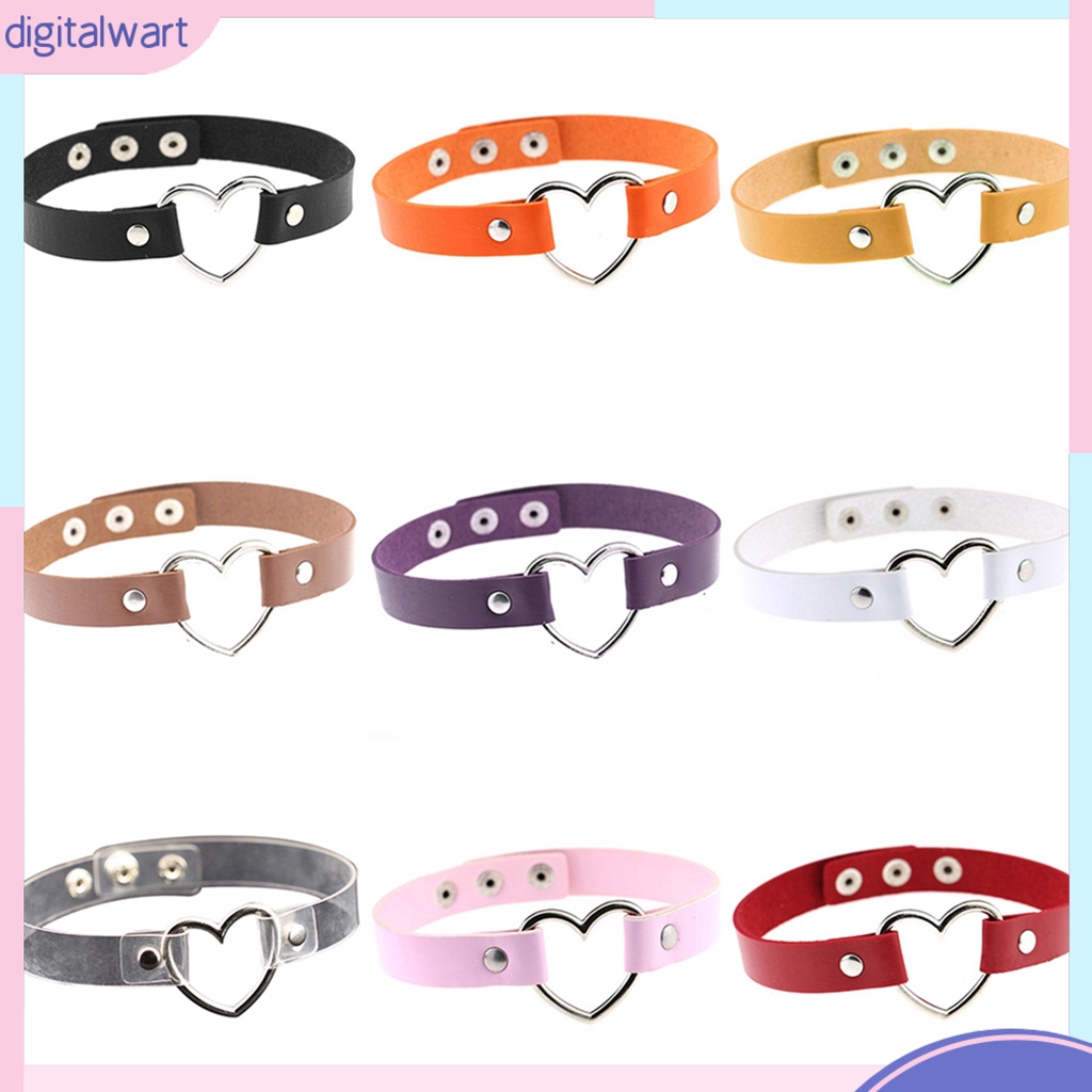 Vòng Cổ Choker Thiết Kế Hợp Kim Phối Da Giả Phong Cách Punk Thời Trang Cho Phụ Nữ