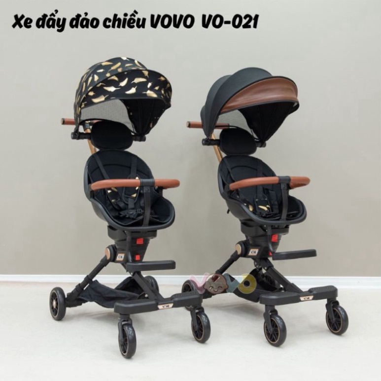 [GIAO NHANH 2H] Xe đẩy đảo chiều 4 tư thế gấp gọn Vovo VO -021 hàng chính hãng