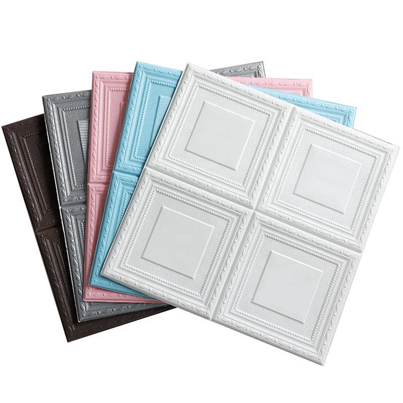 Giấy dán tường 70x70cm hình bức tường gạch 3d độc đáo
