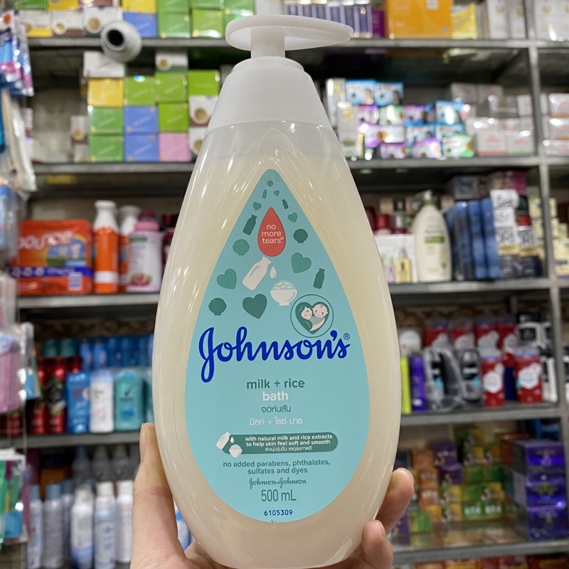 Sữa tắm Johnson's Baby chứa sữa và gạo 500ml