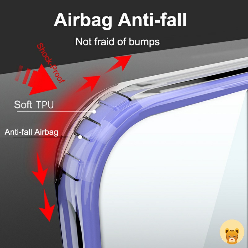 Ốp Điện Thoại TPU Mềm Màu Macaron 3 Trong 1 Cho Oppo A15S Case A16 A3S A15 A9 A5 A31 A53 2020 A74 A54 A12 F9 A92 A52