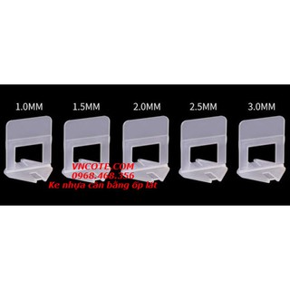 Ke nhựa cân bằng gạch ốp lát 1kg (300 cái/kg) tùy chọn size không bao gồm nêm