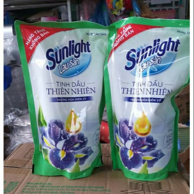 (700ml) Nước lau sàn Sunlight hương hoa/ chanh xả