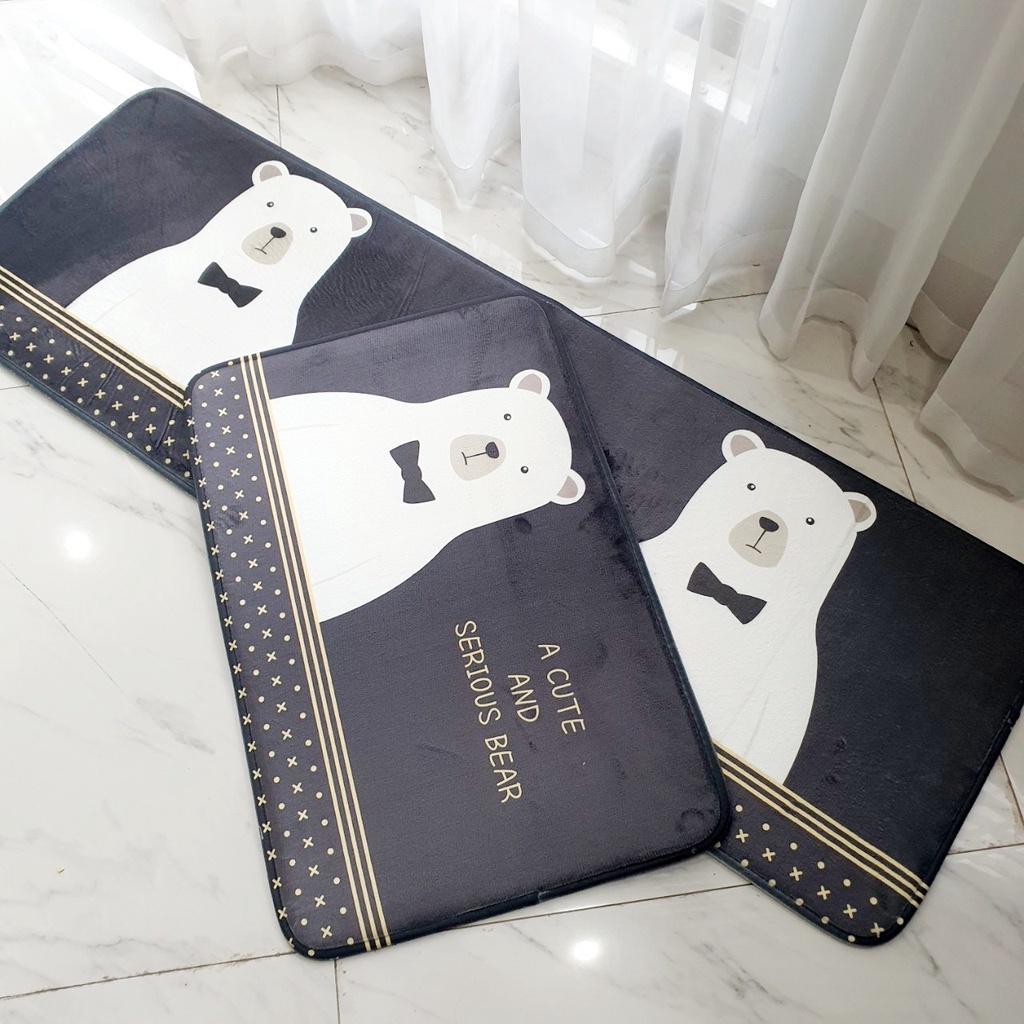 Thảm bếp cao cấp độ dày 12mm chất liệu bọt biển siêu thấm hút (Hàng Nhập Khẩu)