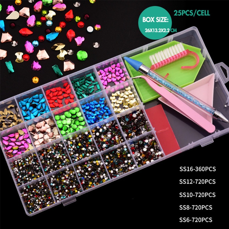 Đá Pha Lê AB Trang Trí Móng Tay Nghệ Thuật