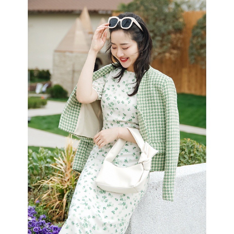 [Order] Váy hoa nhí xanh nền trắng | BigBuy360 - bigbuy360.vn