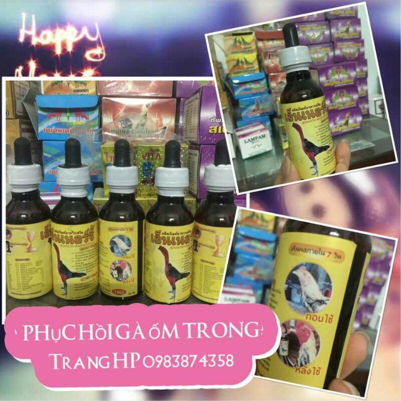 Thuốc ốm trong cho gà chọi