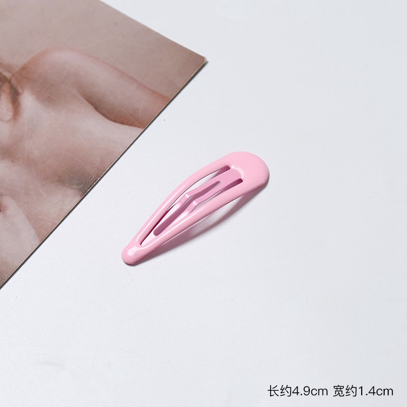 Kẹp tóc màu trơn đơn giản dễ thương cho bé