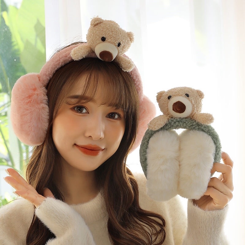Bịt tai giữ ấm hoa quả /FREESHIP/ Chụp tai ấm hình thú siêu cute siêu mềm xinh dễ thương