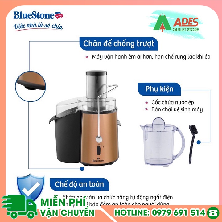 Máy Ép Trái Cây BlueStone JEB-6545 - Chính hãng bảo hành 24 Tháng - NEW 100%
