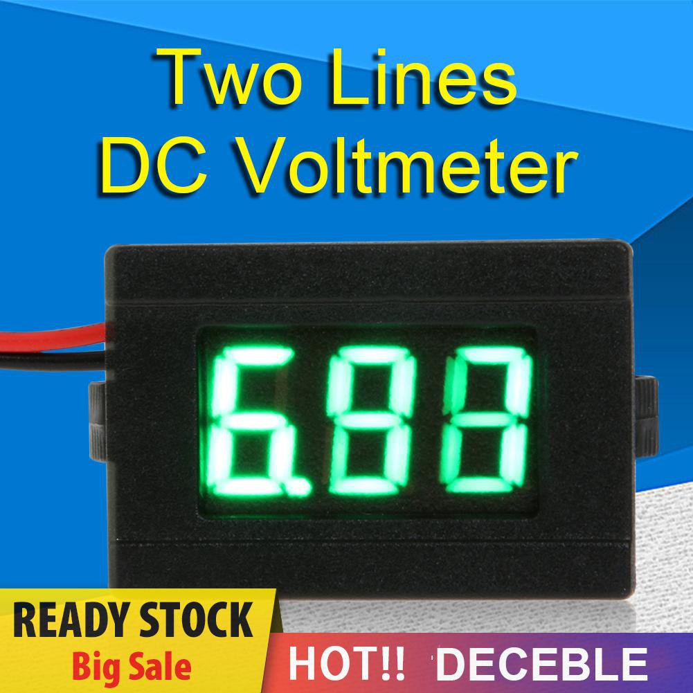 Vôn Kế Kỹ Thuật Số Có Đèn Led 0.36inch Dc 4.5-30v