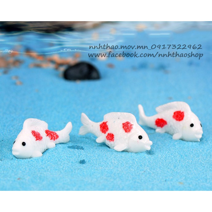Tiểu cảnh trang trí mô hình_ Cá
