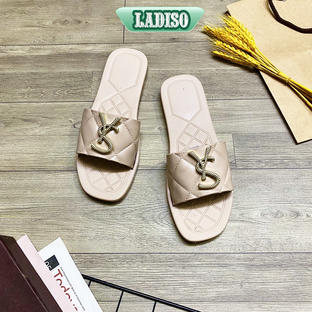 Dép nữ quai ngang LADISO nhiều màu, đế nhựa dẻo chống trơn trượt TT354
