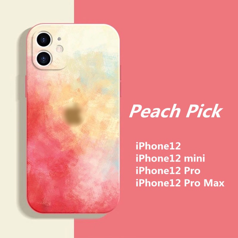 Ốp Điện Thoại Tpu Silicon Mềm Màu Nước Bảo Vệ Camera Cho Iphone 12 Pro Max 11 Pro Max X Xs Max Xr 7 8 Plus Se2020