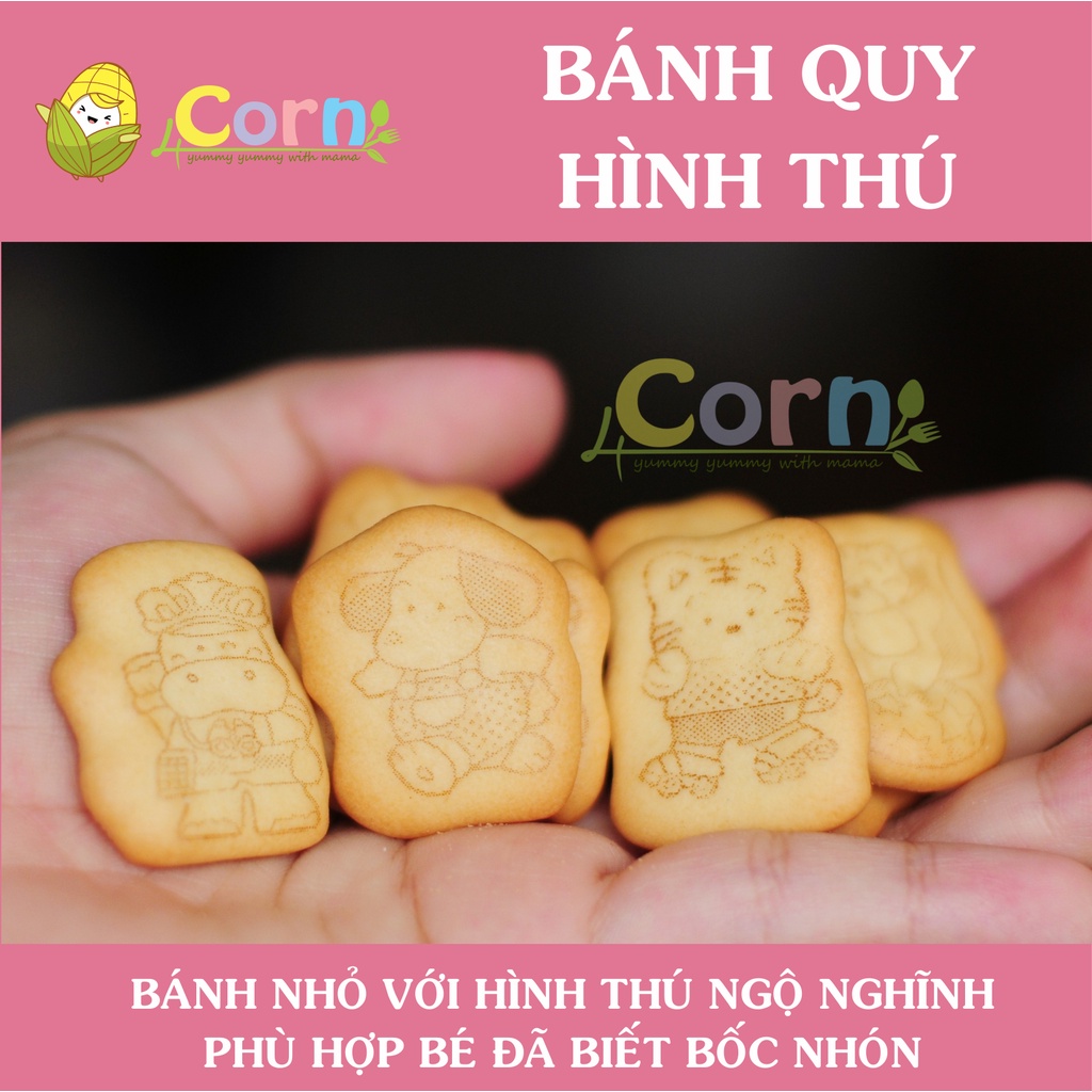 Bánh quy ăn dặm hình thú Nhật Matsunaga - Cho bé 9m+