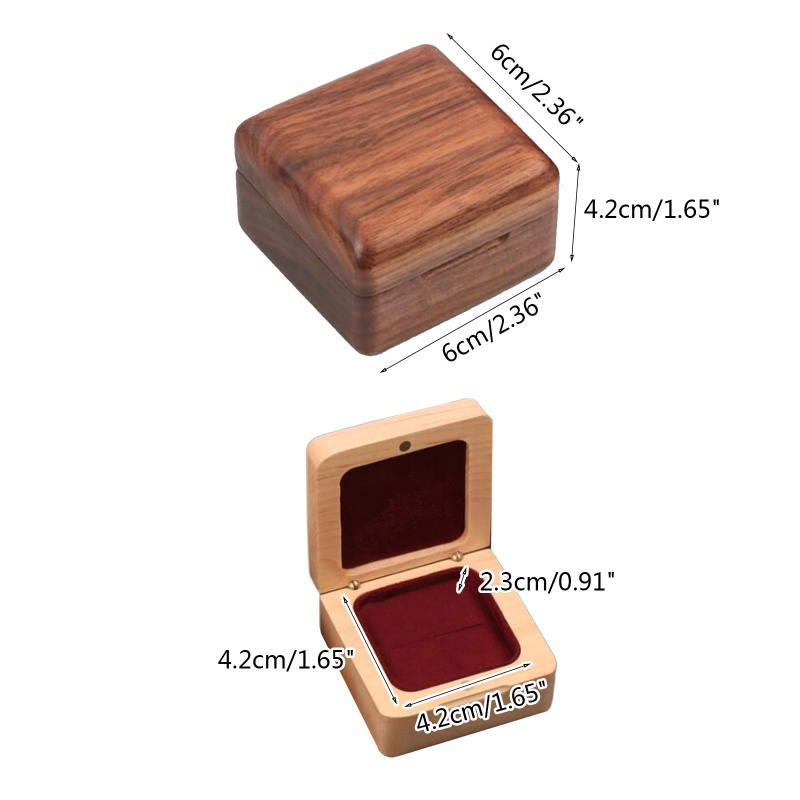 Flgo Hộp Đựng Nhẫn Đính Hôn / Trang Sức Tinh Tế Sắp Xếp Gọn Gàng Cho Ngày Của Cha