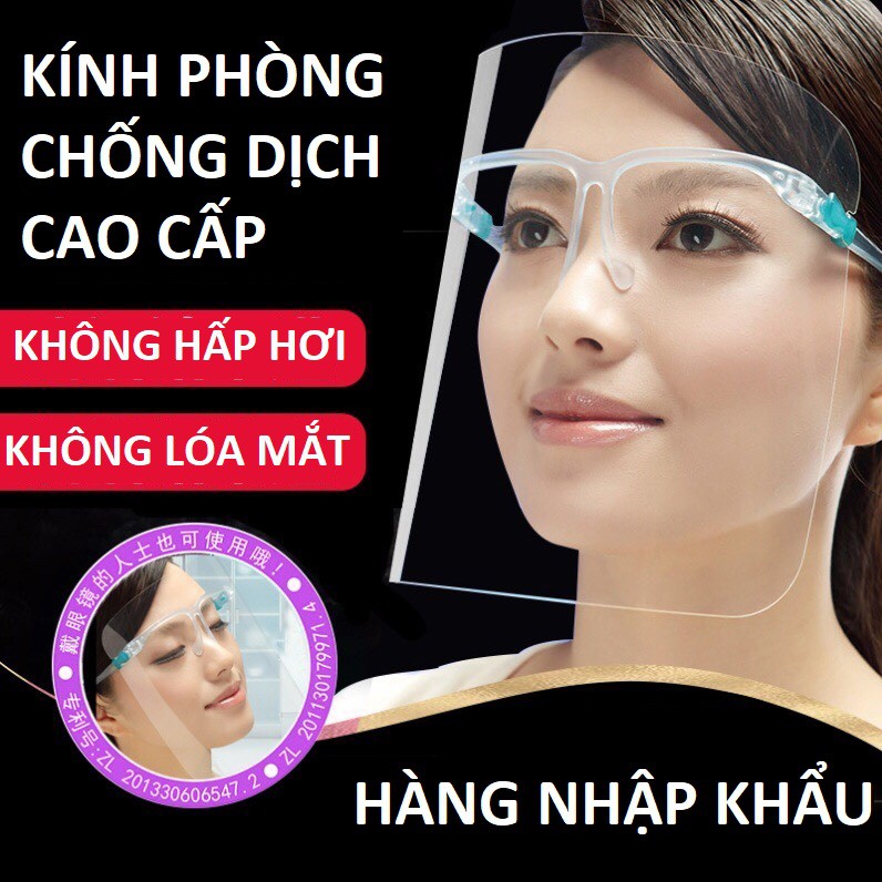 50 bộ Kính chống giọt bắn (LOẠI TỐT) phòng chống dịch đa năng bảo vệ khói bụi nước cho người lớn và trẻ em giá tốt nhất